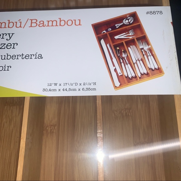 Lipper Bamboo Wood Deep Flatware Organizer - Picture 6 of 8